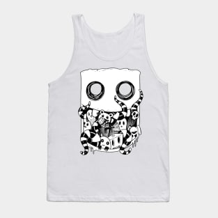 Little Doodle Monsters #4 Monster Mouth Tank Top
